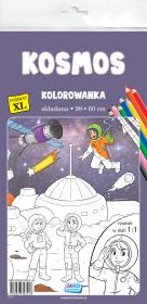Okładka książki Kolorowanka XL kosmos