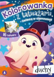 Okładka książki Kolorowanka z tatuażami. Duchy