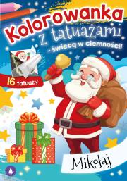 Okładka książki Kolorowanka z tatuażami Mikołaj