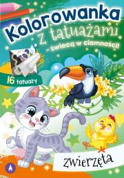 Okładka książki Kolorowanka z tatuażami Zwierzęta