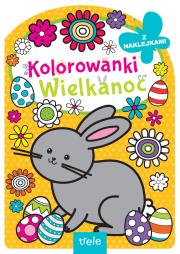 Kolorowanka z wykrojnikiem. Wielkanoc. Kolorowanka z wykrojnikiem. Autor: Opracowanie zbiorowe. Dadada.pl Okładka książki Kolorowanka z wykrojnikiem. Wielkanoc. Kolorowanka z wykrojnikiem