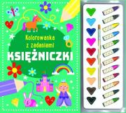 Okładka książki Kolorowanka z zadaniami. Księżniczki