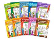 Okładka książki Kolorowanka ze szlaczkiem - zestaw 10szt