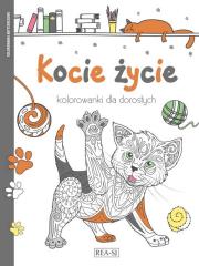 Okładka książki Kolorowanki dla dorosłych. Kocie życie