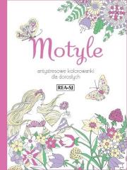 Okładka książki Kolorowanki dla dorosłych. Motyle