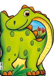 Kolorowanki z naklejkami - Diplodok. Autor:   Praca zbiorowa. Dadada.pl Okładka książki Kolorowanki z naklejkami - Diplodok