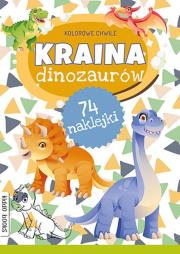 Kolorowe chwile. Kraina dinozaurów. Autor:   Praca zbiorowa. Dadada.pl Okładka książki Kolorowe chwile. Kraina dinozaurów