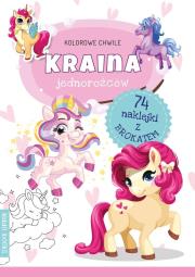 Kolorowe chwile. Kraina jednorożców. Autor:   Praca zbiorowa. Dadada.pl Okładka książki Kolorowe chwile. Kraina jednorożców