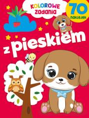 Okładka książki Kolorowe zadania z pieskiem