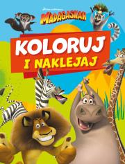 Okładka książki Koloruj i naklejaj. Madagaskar