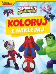 Okładka książki Koloruj i naklejaj. Marvel Spidey i Super-kumple