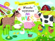 Okładka książki Koloruj według numerów. Wesoła wyprawa na wieś
