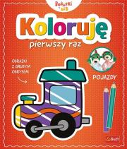 Okładka książki Koloruję pierwszy raz. Pojazdy