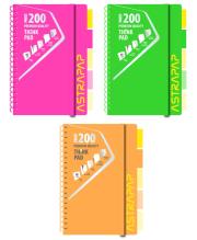 Opakowanie Kołozeszyt A4 PP Neon Line 200k. kratka 1szt.mix