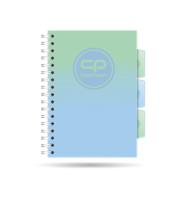 Opakowanie Kołozeszyt A5 100k kratka PP Coolpack gradient mojito