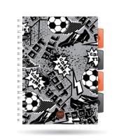 Opakowanie Kołozeszyt A5 100k kratka PP Coolpack grey ball