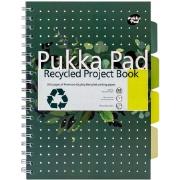Opakowanie Kołozeszyt Pukka Pad B5 Project Book z recyklingu zielony