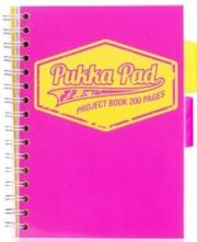 Opakowanie Kołozeszyt Pukka Pad Project Book Neon a5 200k kratka różowy 8418-neo