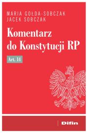 Okładka książki Komentarz do Konstytucji RP art. 14
