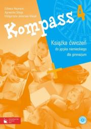Kompass 4 AB w.2010 PWN. Autor: Reymont Elżbieta, Sibiga Agnieszka, Jezierska-Wiejak Małgorzata. Dadada.pl Okładka książki Kompass 4 AB w.2010 PWN