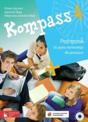 Kompass 4 KB w.2010 PWN. Autor: Reymont Elżbieta, Sibiga Agnieszka, Jezierska-Wiejak Małgorzata. Dadada.pl Okładka książki Kompass 4 KB w.2010 PWN