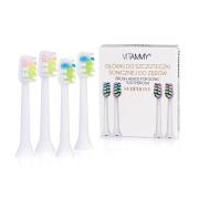 Opakowanie Końcówki do szczoteczki VITAMMY Symphony 4 sztuki white