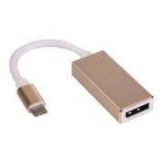 Konwerter Akyga AK-AD-56 (DisplayPort F - USB typu C M; 0,15m; kolor miedziany). Autor: Irena Brignull. Dadada.pl Okładka książki Konwerter Akyga AK-AD-56 (DisplayPort F - USB typu C M; 0,15m; kolor miedziany)