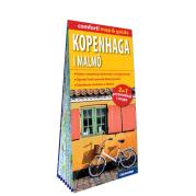 Kopenhaga i Malmö laminowany map&guide 2w1 przewodnik i mapa. Autor: Duda Tomasz. Dadada.pl Okładka książki Kopenhaga i Malmö laminowany map&guide 2w1 przewodnik i mapa