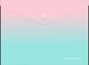 Opakowanie Koperta A4 na zatrzask Coolpack gradient strawber