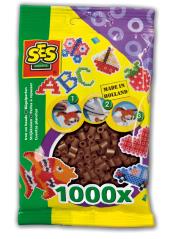 Opakowanie Koraliki do prasowanek ciemny brąz 1000 szt.