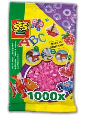 Opakowanie Koraliki do prasowanek różowe 1000 szt.