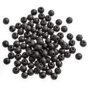 Opakowanie Koraliki drewniane 10mm 100szt matowa czerń