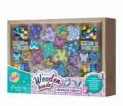 Opakowanie Koraliki drewniane duże motyle