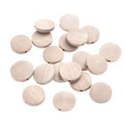 Opakowanie Koraliki monetki drewniane 20mm 20szt