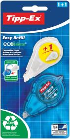 Korektor TIPP-EX Easy Refill Ecolutions 1+1szt blister. Wydawca: Bic. Dadada.pl Opakowanie Korektor TIPP-EX Easy Refill Ecolutions 1+1szt blister