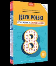 Korepetycje ósmoklasisty Język polski, matematyka, angielski. Autor: Opracowanie zbiorowe. Dadada.pl Okładka książki Korepetycje ósmoklasisty Język polski, matematyka, angielski