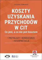 Okładka książki Koszty uzyskania przychodów w CIT