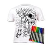 Opakowanie Koszulka do wielokrotnego kolorowania Motyle 9-11