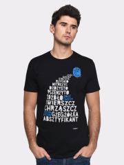 Opakowanie Koszulka męska Learn Polish czarna M