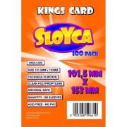 Koszulki Kings Card 101,5x153mm (100szt) SLOYCA. Wydawca: SLOYCA. Dadada.pl Opakowanie Koszulki Kings Card 101,5x153mm (100szt) SLOYCA