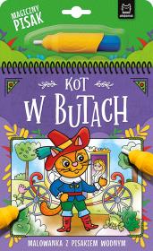 Okładka książki Kot w Butach. Malowanka z pisakiem wodnym