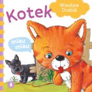 Kotek miau, miau. Autor: Drabik Wiesław. Dadada.pl Okładka książki Kotek miau, miau