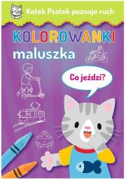 Kotek Psotek poznaje ruch. Co jeździ?. Wydawca: Trefl. Dadada.pl Opakowanie Kotek Psotek poznaje ruch. Co jeździ?