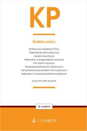 Okładka książki KP. Kodeks pracy oraz ustawy towarzyszące