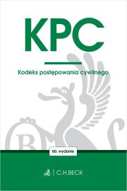 Okładka książki KPC. Kodeks postępowania cywilnego wyd. 60