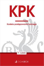 Okładka książki KPK. Kodeks postępowania karnego