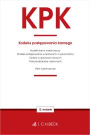 Okładka książki KPK. Kodeks postępowania karnego oraz ustawy towarzyszące