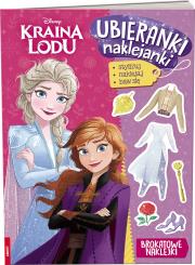 Okładka książki Kraina lodu Ubieranki naklejanki SDU-9111