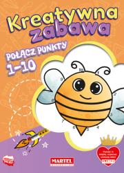 Kreatywna zabawa. Połącz punkty 1-10. Autor: praca zborowa. Dadada.pl Okładka książki Kreatywna zabawa. Połącz punkty 1-10