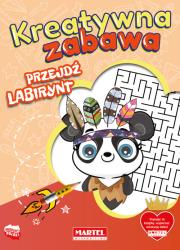 Kreatywna zabawa. Przejdź labirynt. Autor: praca zborowa. Dadada.pl Okładka książki Kreatywna zabawa. Przejdź labirynt